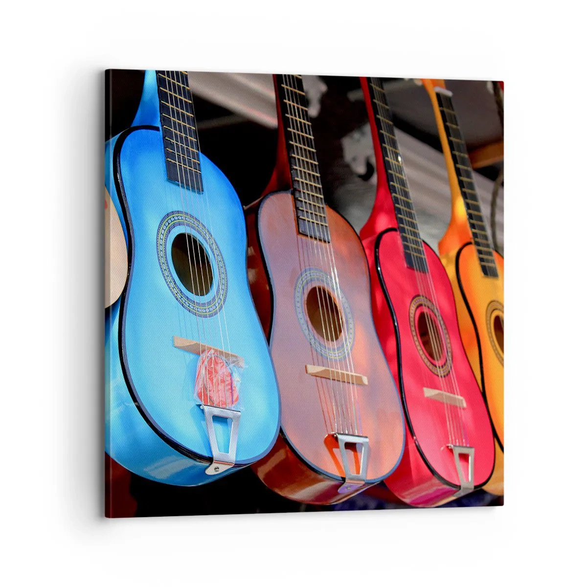 Bild auf Leinwand - Leinwandbild - Lateinische Atmosphäre - 70x70 cm