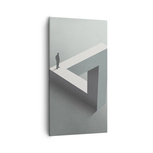 Bild auf Leinwand - Leinwandbild - Es ist also doch möglich - 55x100 cm