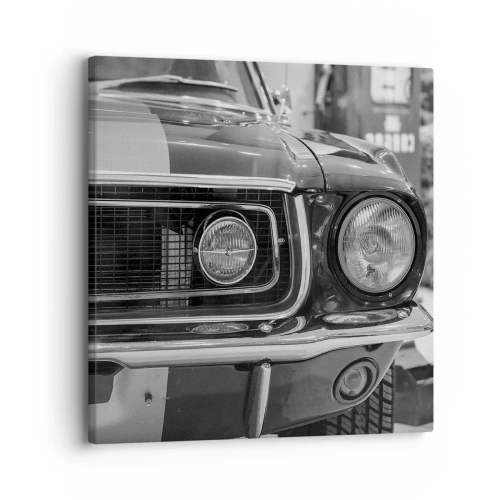 Bild auf Leinwand - Leinwandbild - Wilder Ritt - 30x30 cm