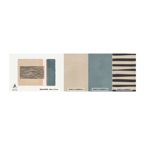 Fototapeten Muster Premium Canvas - Alles ist in Ordnung - Abstraktion, Grafik, Minimalismus - 100x30 cm