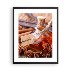 Poster in einem schwarzem Rahmen - Zur Einheit von Körper und Geist - 40x50 cm