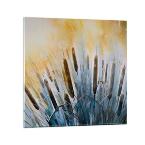 Glasbild - Bild auf glas - Die Kälte des Wassers, die Hitze der Sonne - 50x50 cm