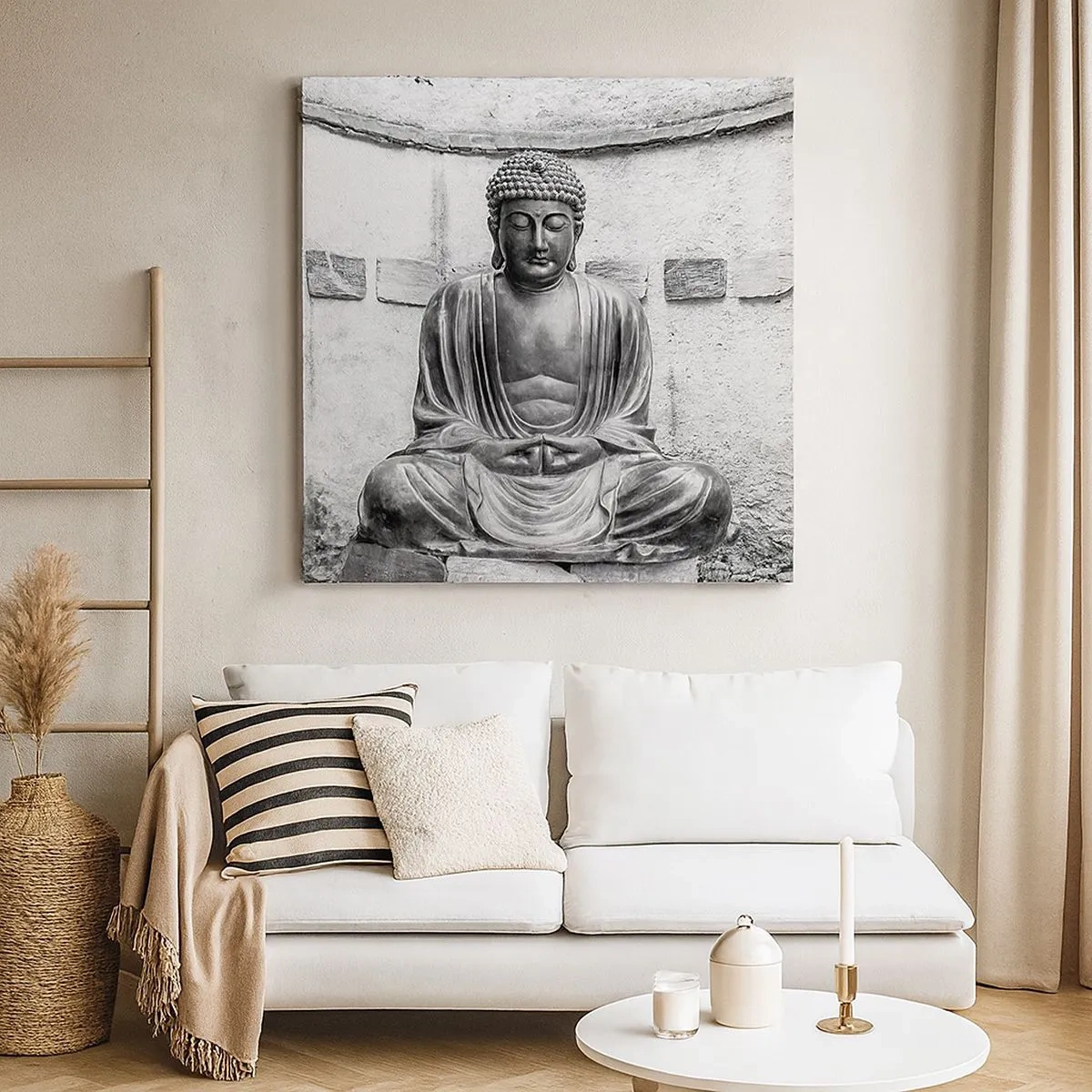 Bild auf Leinwand - Leinwandbild - An der Quelle des Friedens - 30x30 cm