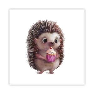 Poster - Der Feiertag ist jeden Tag - 60x60 cm