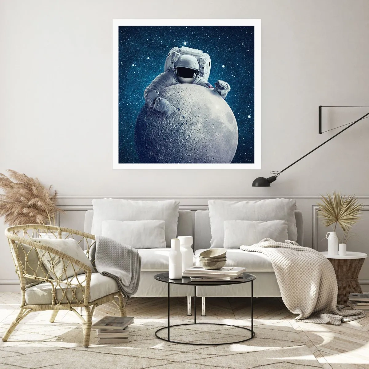 Poster - Weltraumjoker - 40x40 cm