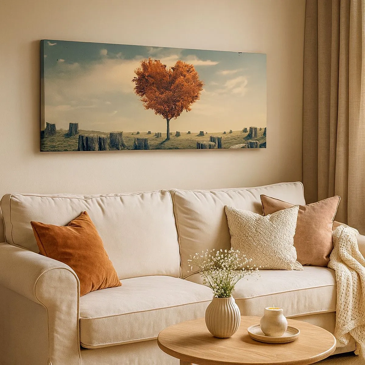 Bild auf Leinwand - Leinwandbild - Es gibt noch Hoffnung - 100x40 cm