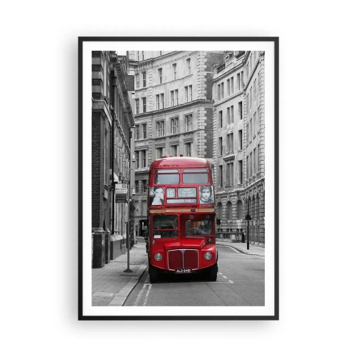 Poster in einem schwarzem Rahmen - Der Alltag muss nicht grau sein - 70x100 cm