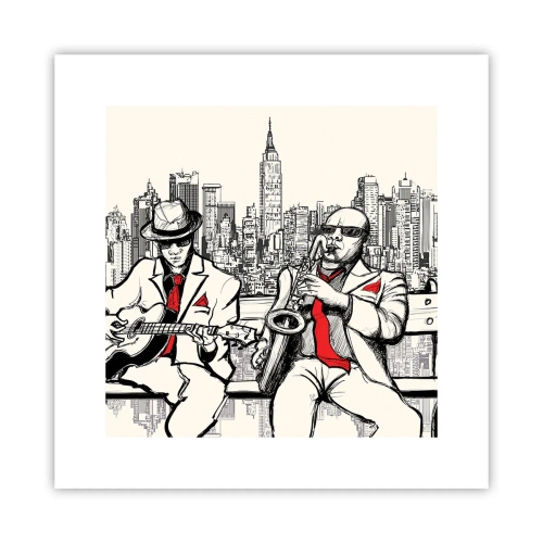 Poster - New Yorker Improvisation - 30x30 cm