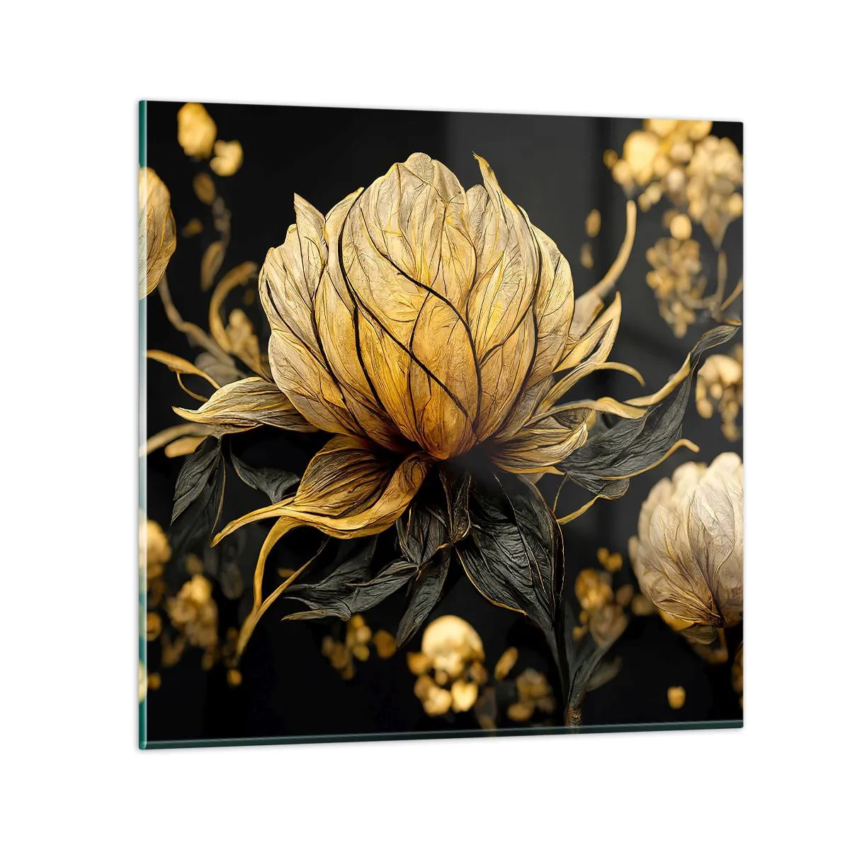 Glasbild - Bild auf glas - Subtile Zerbrechlichkeit - 70x70 cm