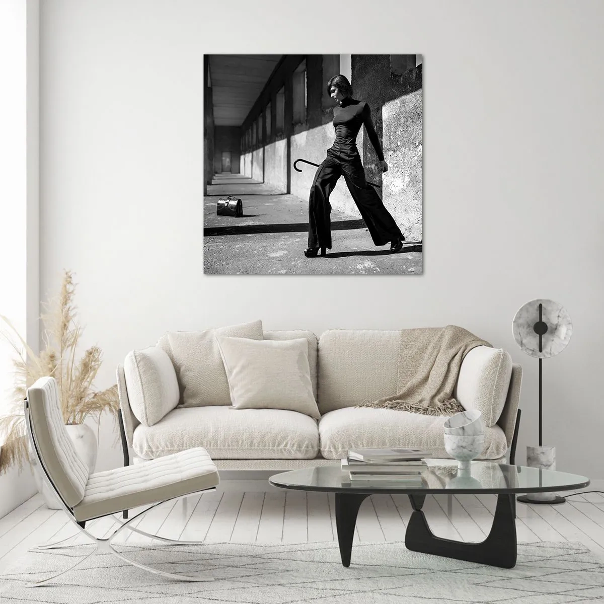 Glasbild - Bild auf glas - Urbane Eleganz - 70x70 cm