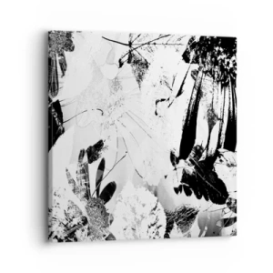 Bild auf Leinwand - Leinwandbild - Herbst negativ - 30x30 cm