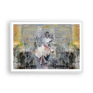 Poster in einem weißen Rahmen - Klassisch und modern - 100x70 cm