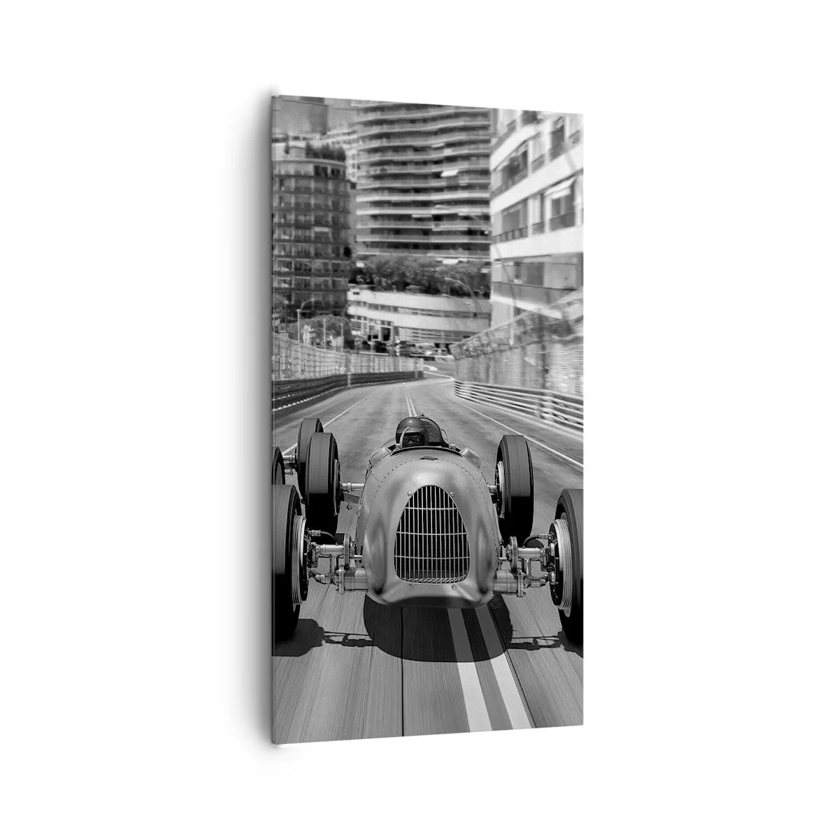 Bild auf Leinwand - Leinwandbild - Vor langer Zeit in Monte Carlo - 65x120 cm