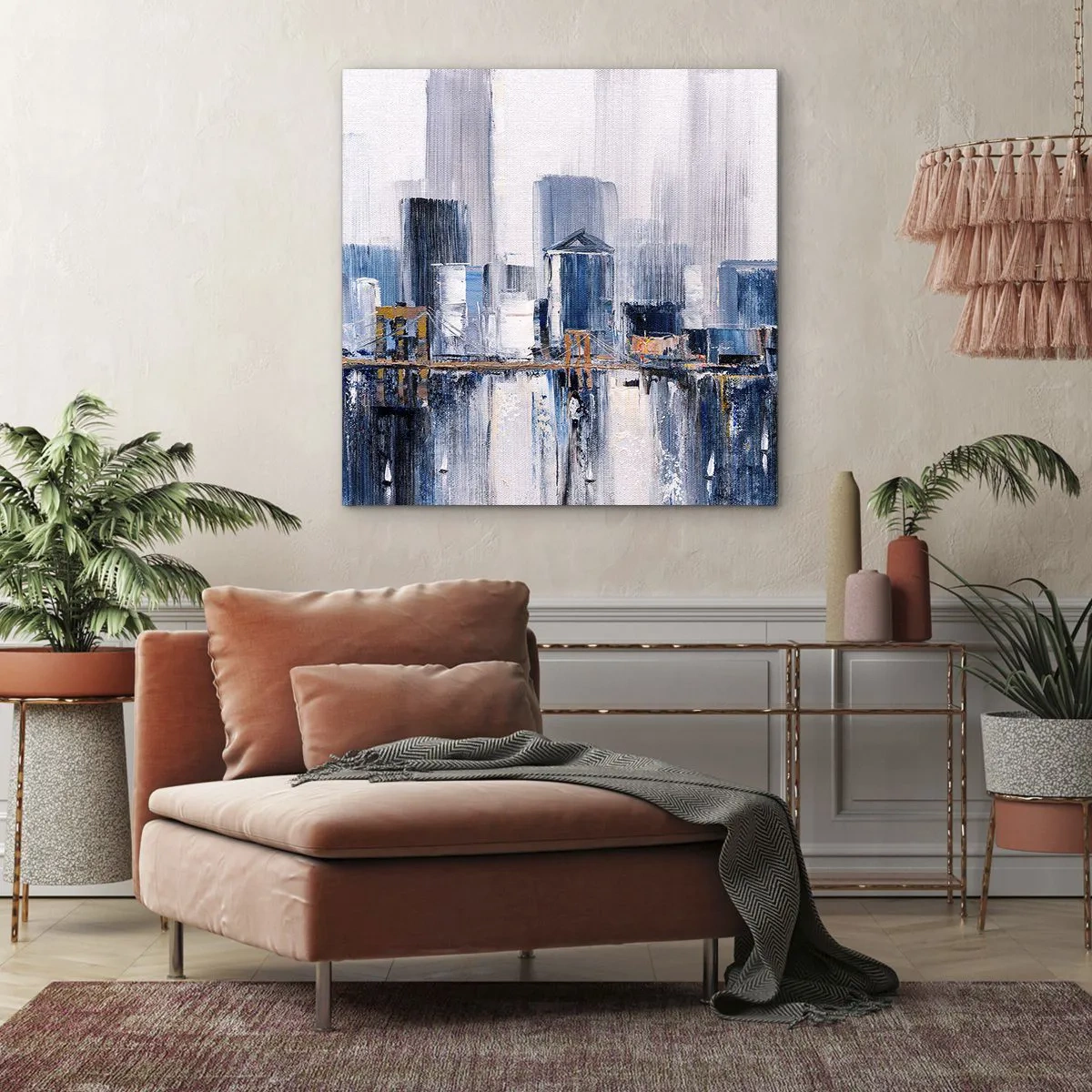 Bild auf Leinwand - Leinwandbild - New Yorker Eindruck - 30x30 cm