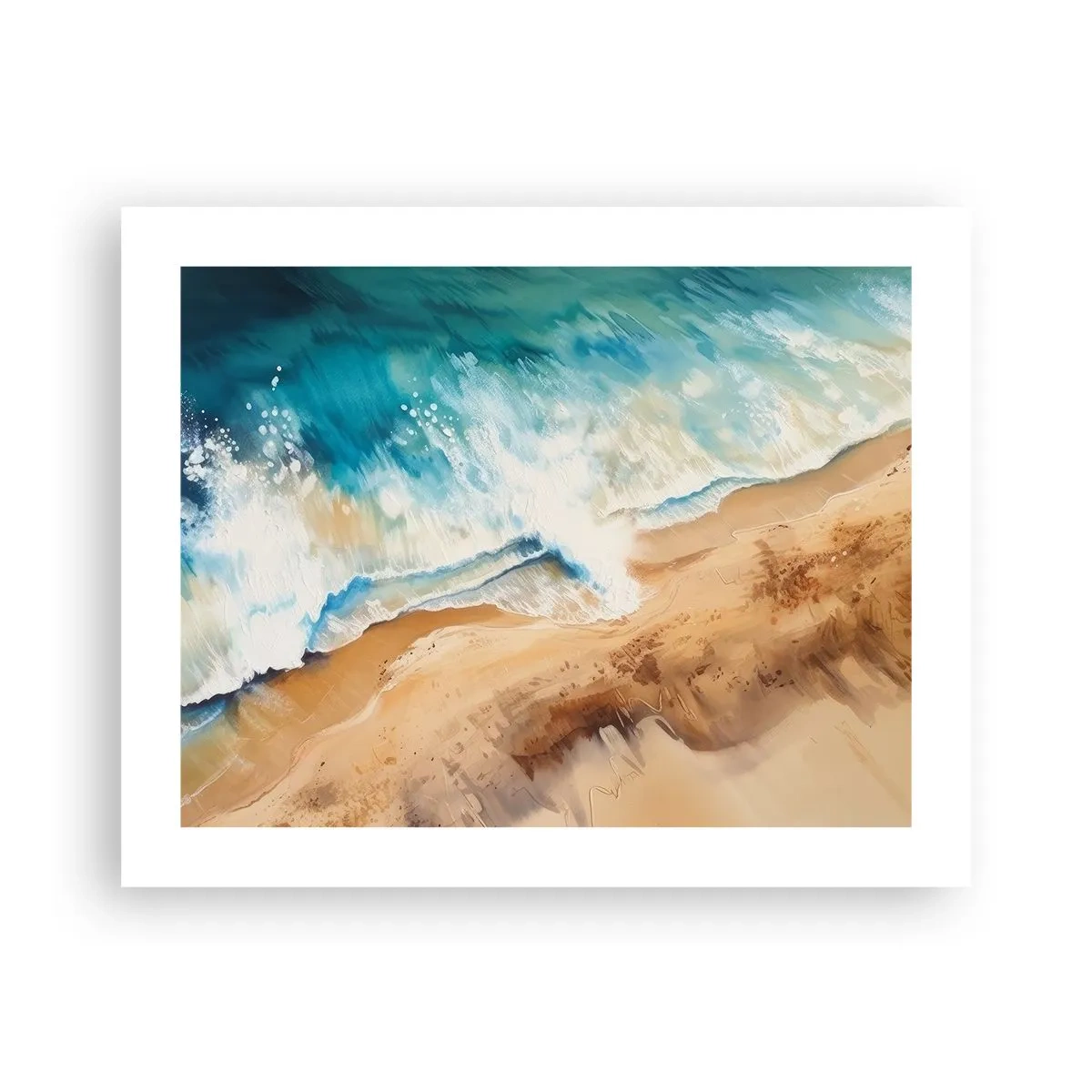 Poster - Zurückkehrende Welle - 50x40 cm