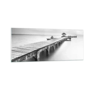 Glasbild - Bild auf glas - In die Ferne - 100x40 cm