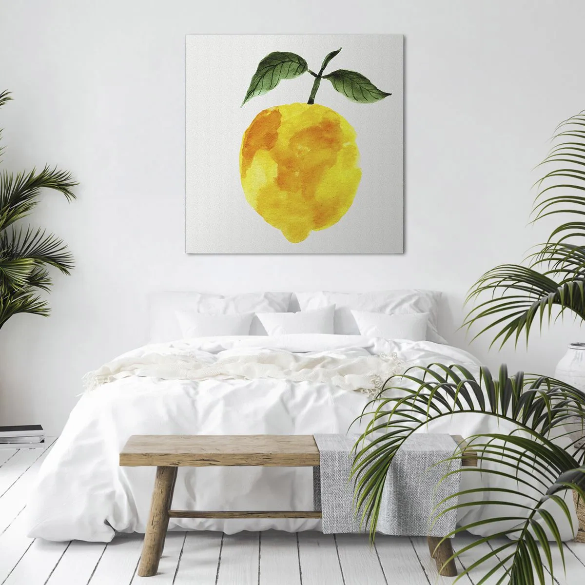 Bild auf Leinwand - Leinwandbild - So schmeckt man die Sonne - 60x60 cm