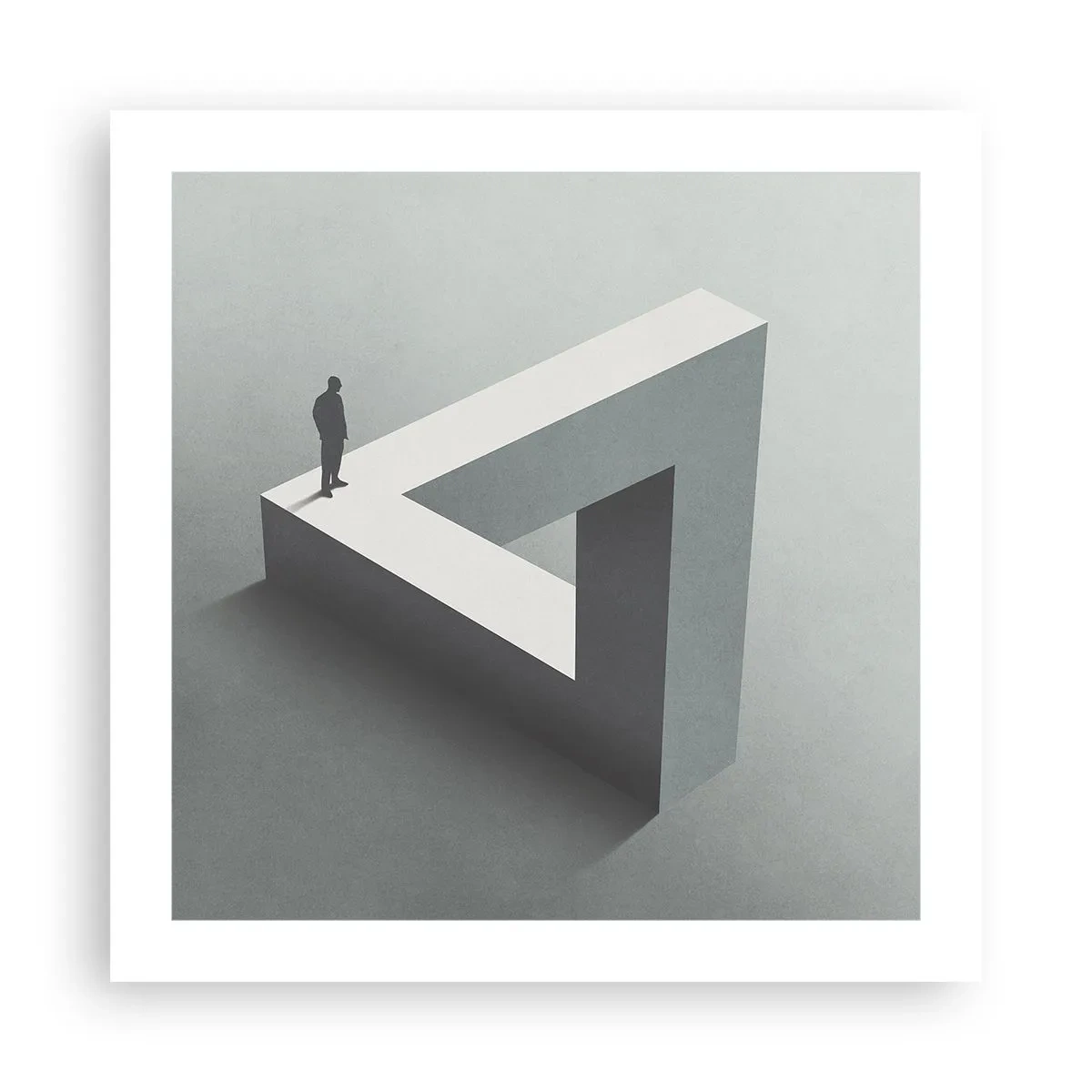 Poster - Es ist also doch möglich - 50x50 cm