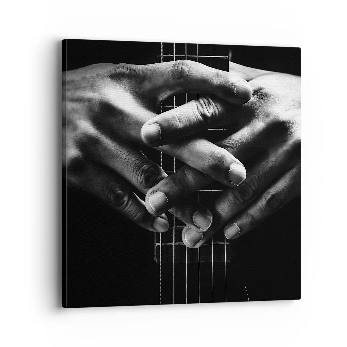 Bild auf Leinwand - Leinwandbild - Gebet des Künstlers - 40x40 cm