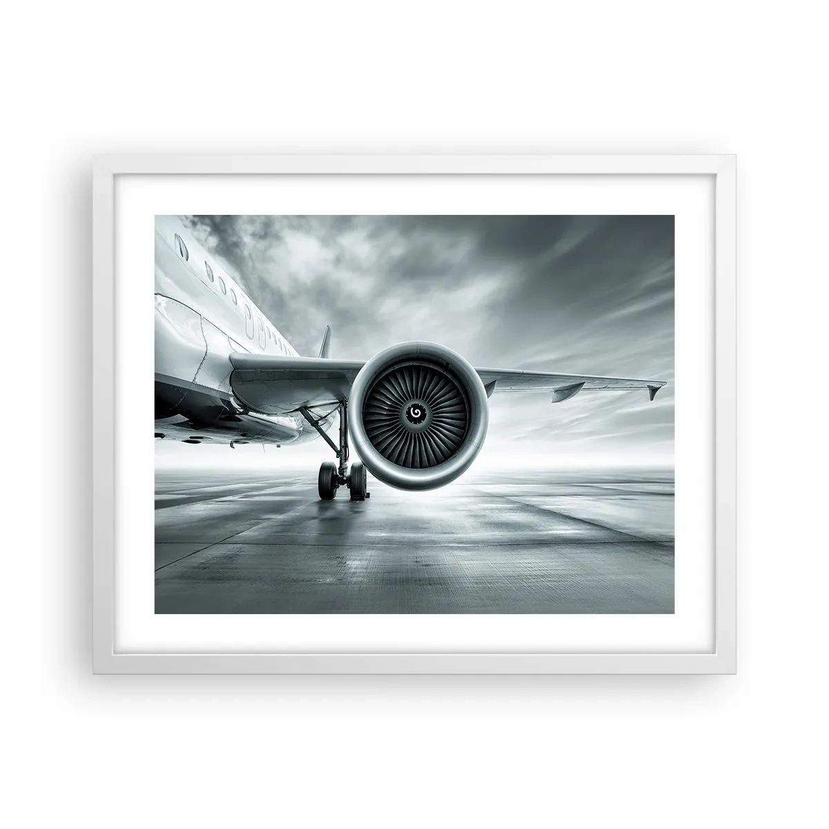 Poster in einem weißen Rahmen - Die Macht ist da! - 50x40 cm