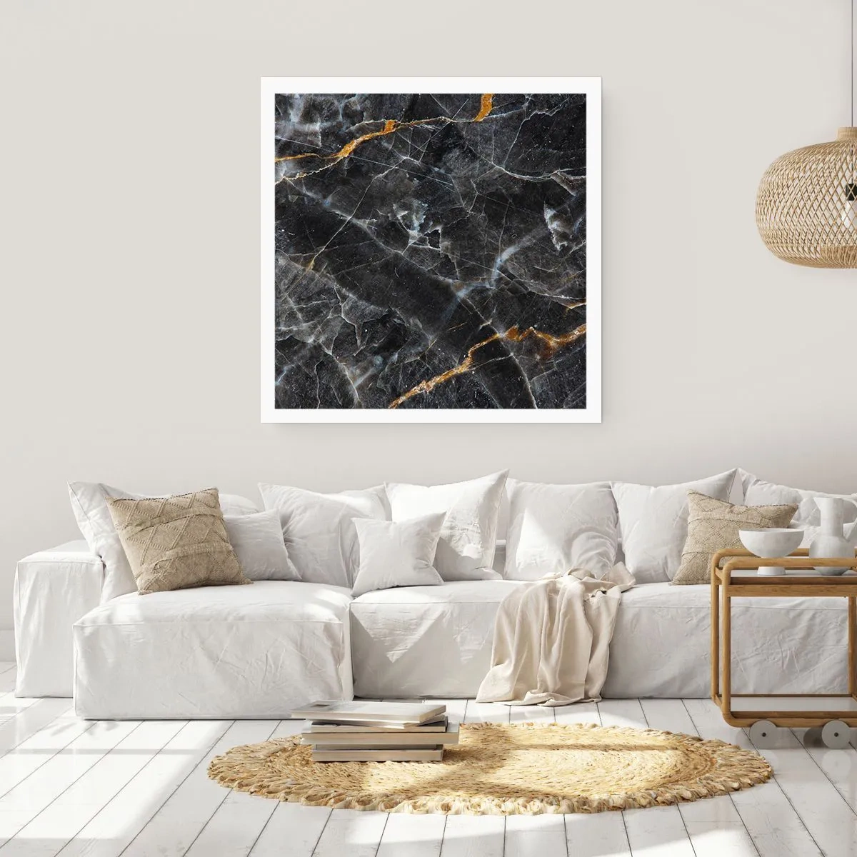 Poster - Das Innenleben des Steins - 40x40 cm