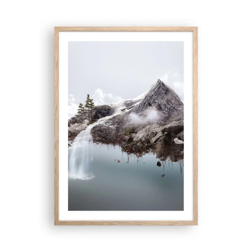 Poster in einem Rahmen aus heller Eiche - Mit dem Auge eines Surrealisten - 50x70 cm