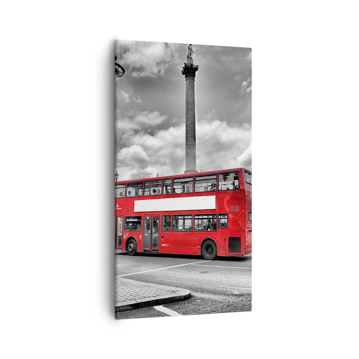 Bild auf Leinwand - Leinwandbild - Der wahre Blutkreislauf der Stadt - 55x100 cm