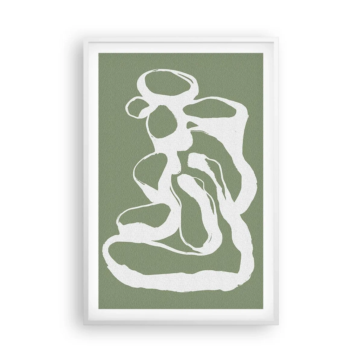 Poster in einem weißen Rahmen - Ruf des Weltraums - 61x91 cm