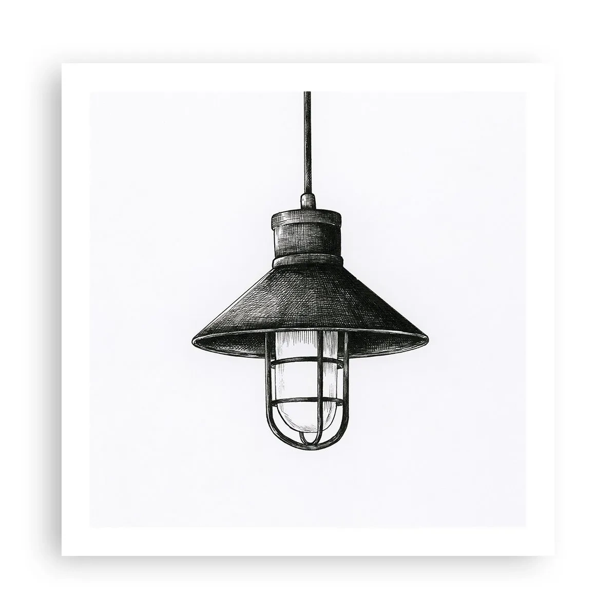 Poster - Wie vor Jahren… - 60x60 cm