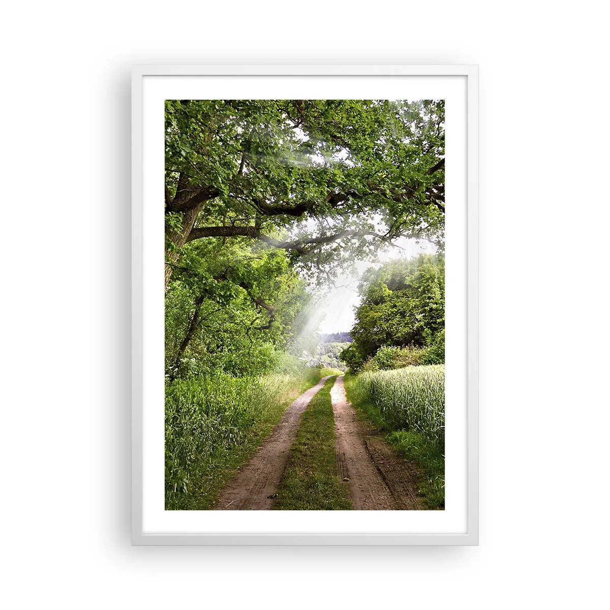 Poster in einem weißen Rahmen - Et in Arcadia ego - 50x70 cm