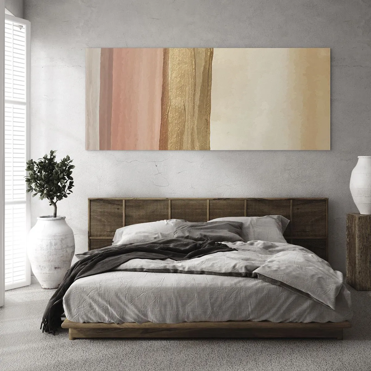 Glasbild - Bild auf glas - Vertikale Komposition - 90x30 cm