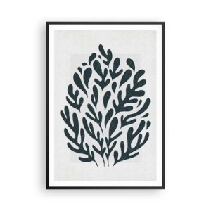 Poster in einem schwarzem Rahmen - Formen der Natur - 70x100 cm
