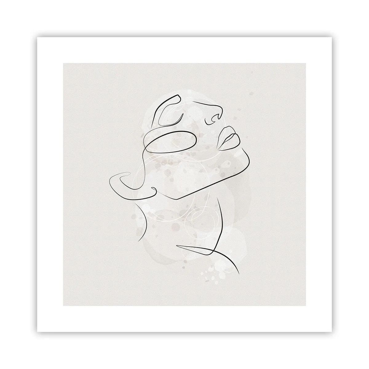 Poster - Die Umrisse eines Traums - 40x40 cm