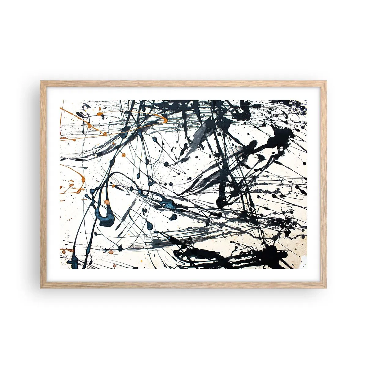 Poster in einem Rahmen aus heller Eiche - Sinn machen oder keinen Sinn machen? - 70x50 cm