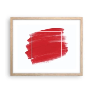 Poster in einem Rahmen aus heller Eiche - Aus dem Rahmen - 50x40 cm