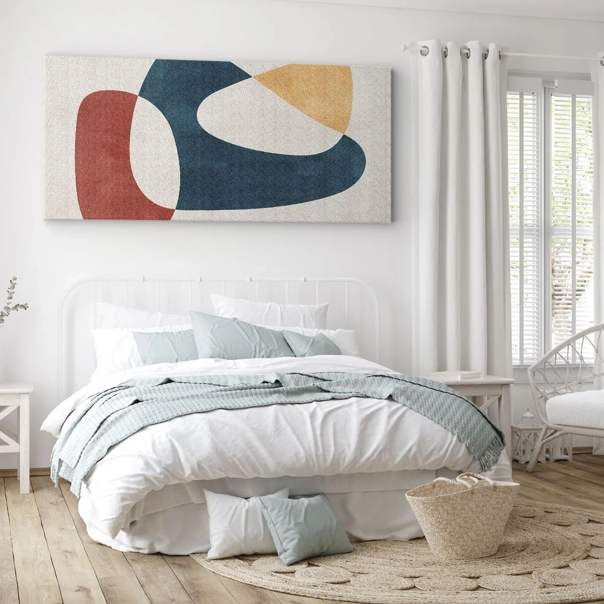 Bild auf Leinwand - Leinwandbild - Einflüsse und Metamorphosen - 90x30 cm