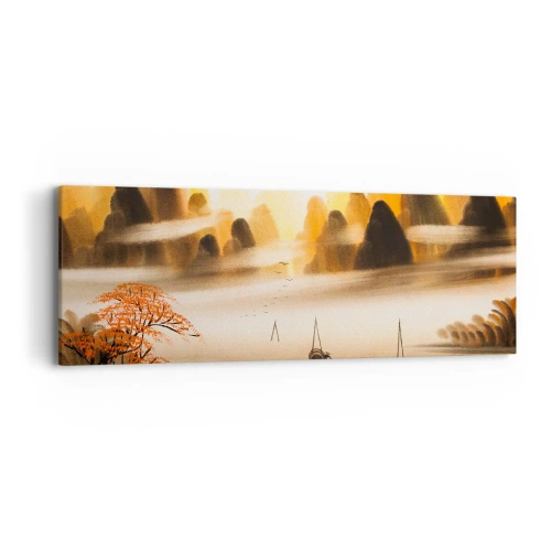 Bild auf Leinwand - Leinwandbild - Weiter als im Fernosten - 90x30 cm