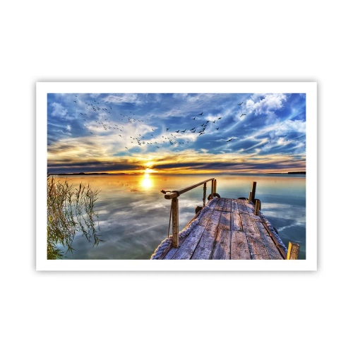 Poster - Der Wind geht zur Ruhe - 91x61 cm