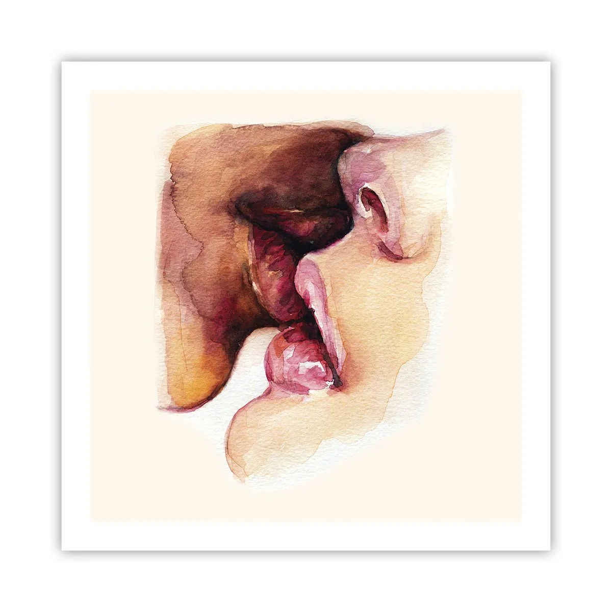 Poster - Wie Tag und Nacht, Erde und Himmel - 60x60 cm