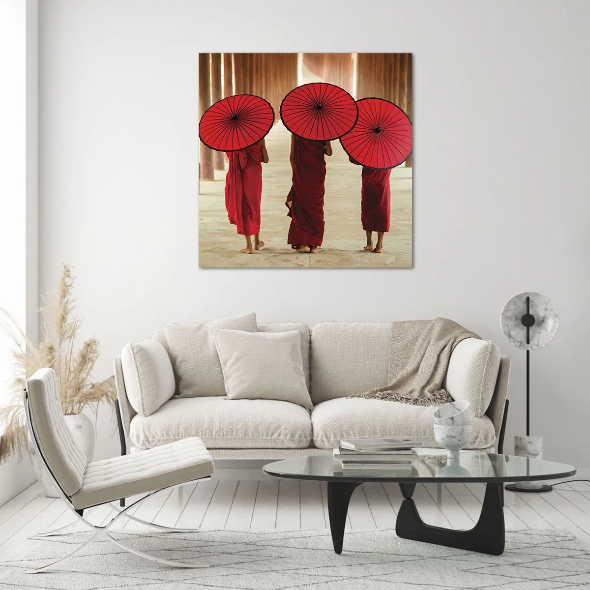 Glasbild - Bild auf glas - Auf dem Weg ins Reine Land - 40x40 cm