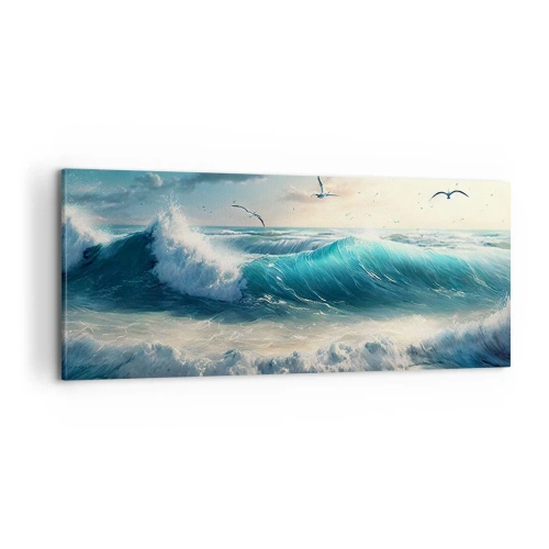 Bild auf Leinwand - Leinwandbild - Es summt nur für dich - 100x40 cm