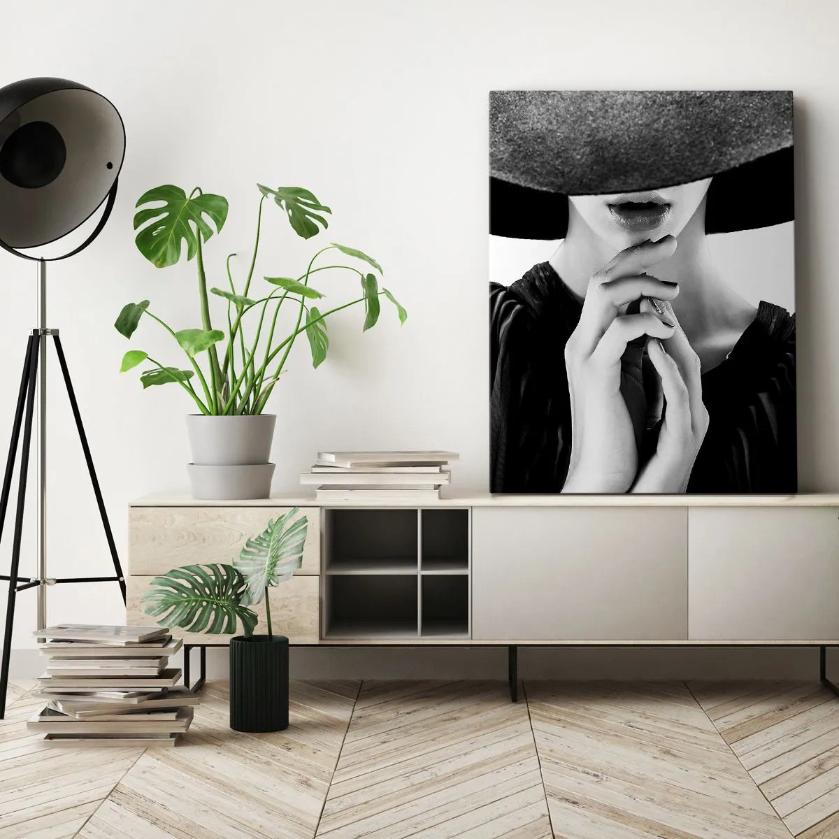 Bild auf Leinwand - Leinwandbild - Versteckte Schönheit - 45x80 cm