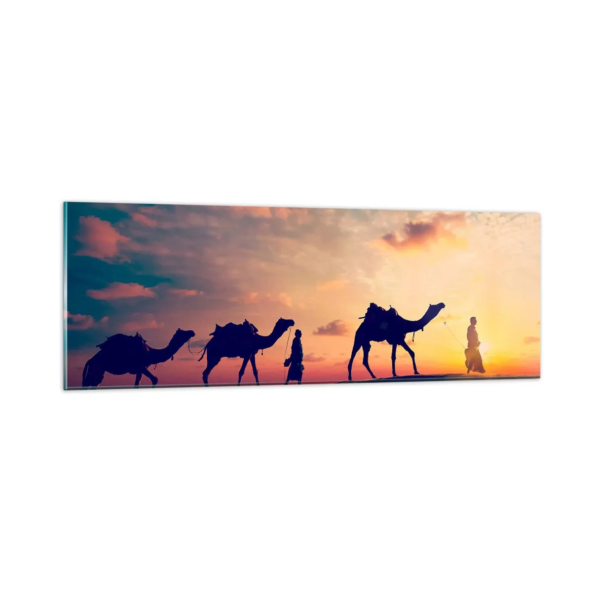 Glasbild - Bild auf glas - Der geheimnisvolle Geist des Orients - 90x30 cm