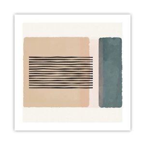 Poster - Alles ist in Ordnung - 50x50 cm