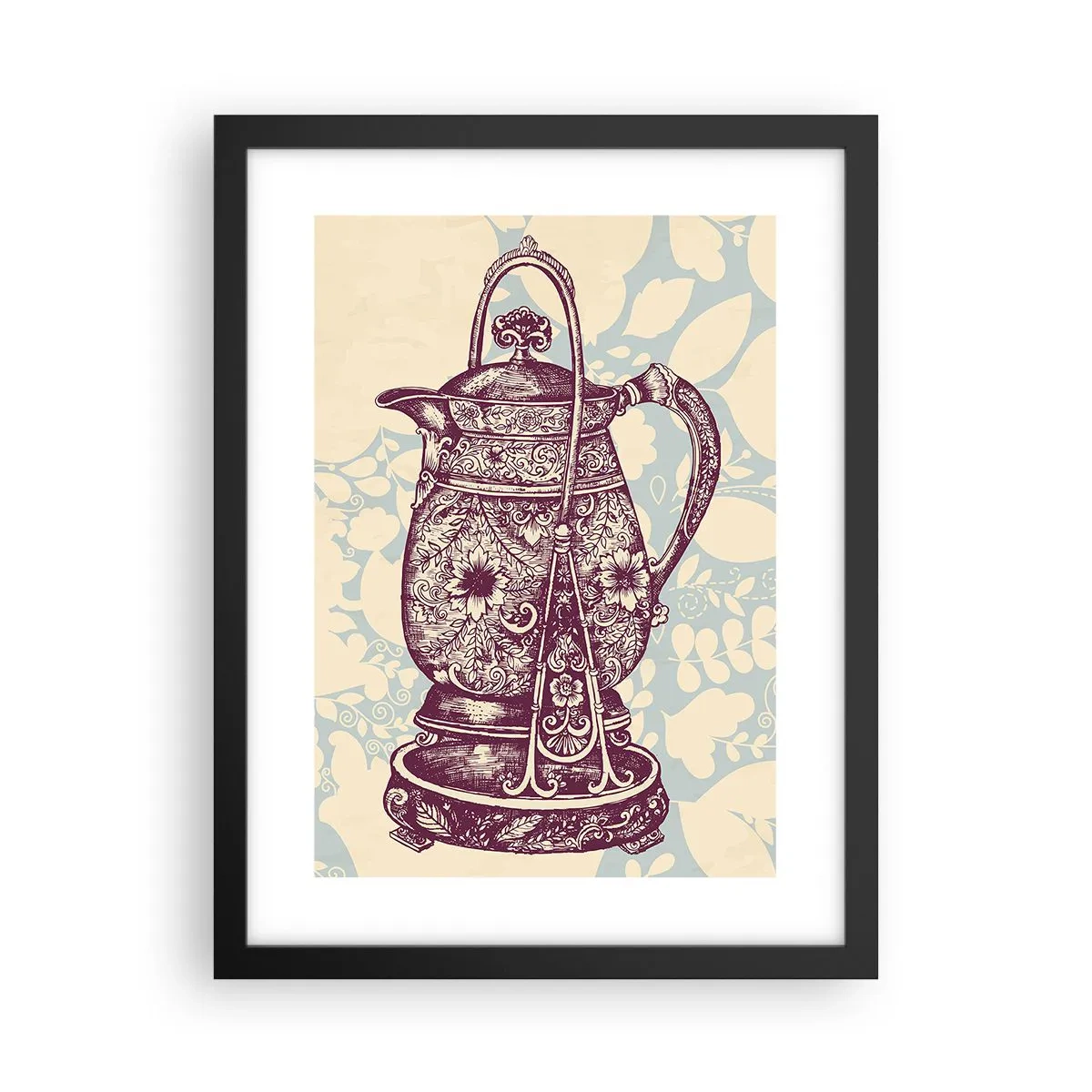 Poster in einem schwarzem Rahmen - Schönheit des Alltags - 30x40 cm