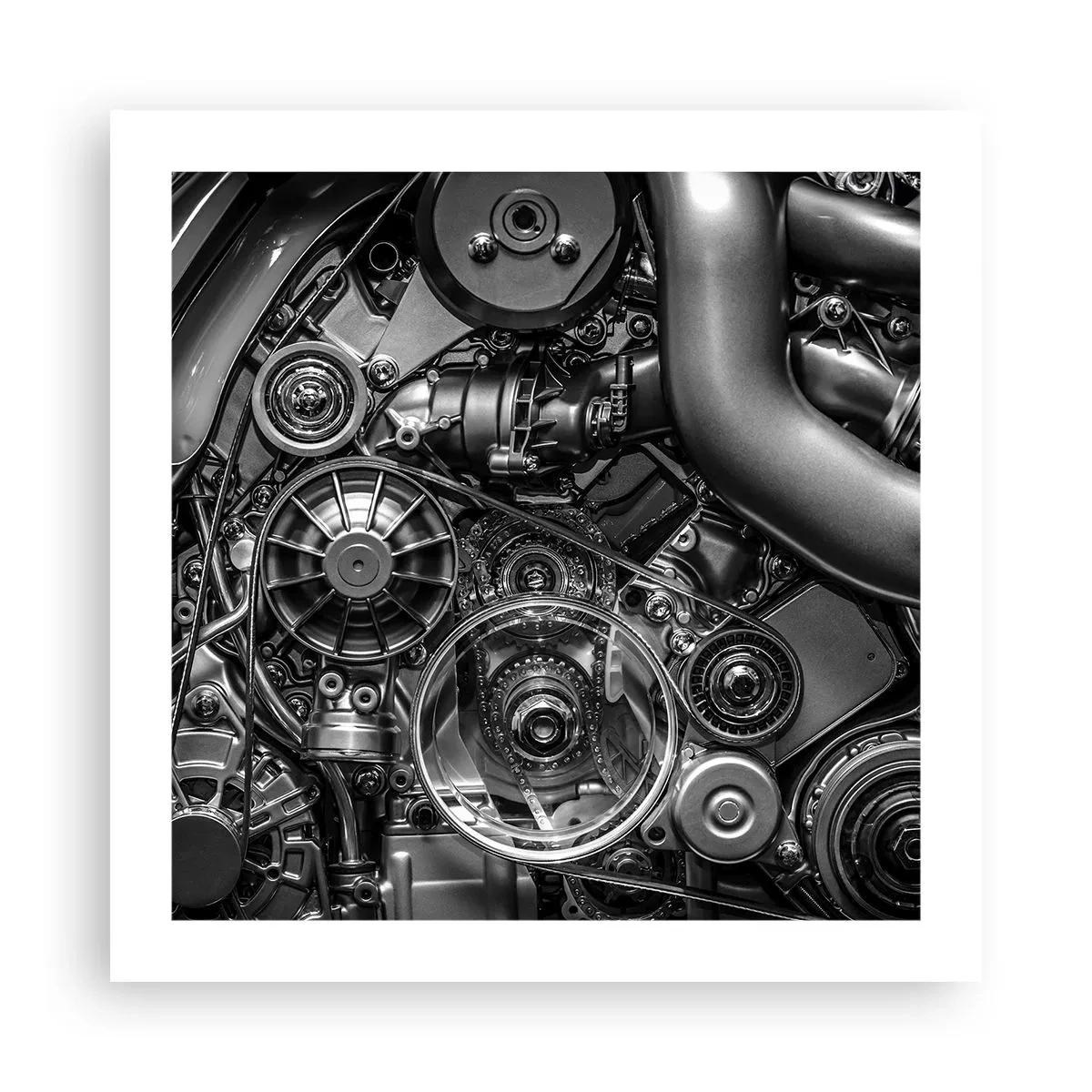 Poster - Die Poesie der Mechanik - 50x50 cm