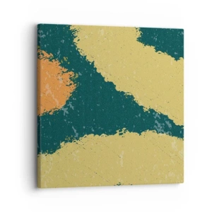 Bild auf Leinwand - Leinwandbild - Abstraktion – langsame Bewegung - 30x30 cm