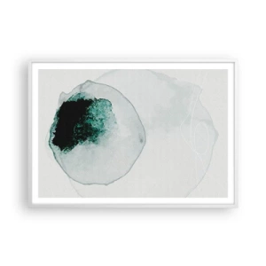 Poster in einem weißen Rahmen - In einem Tropfen Wasser - 100x70 cm