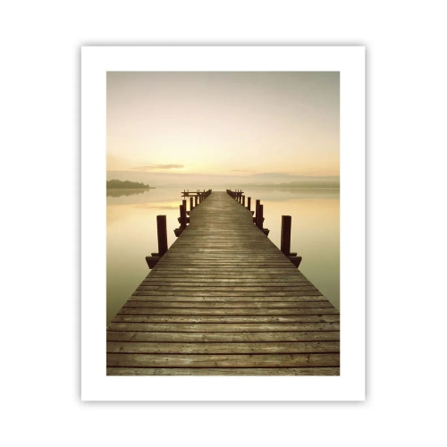 Poster - Tagesanbruch, Morgendämmerung, Licht - 40x50 cm