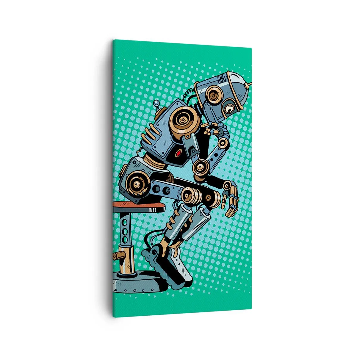 Bild auf Leinwand - Leinwandbild - Über der Essenz des Seins - 45x80 cm